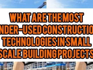 What Are The Most Under-Used Construction Technologies In Small-Scale Building Projects